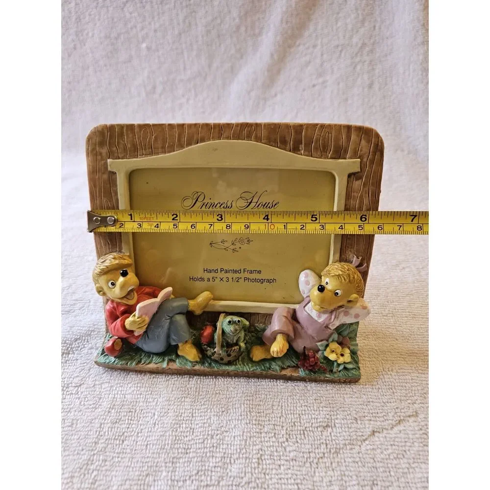 Vintage 1991 Princess House Berenstain Bear Frame..New‎ NO Box 5x3.5 Inch Photo